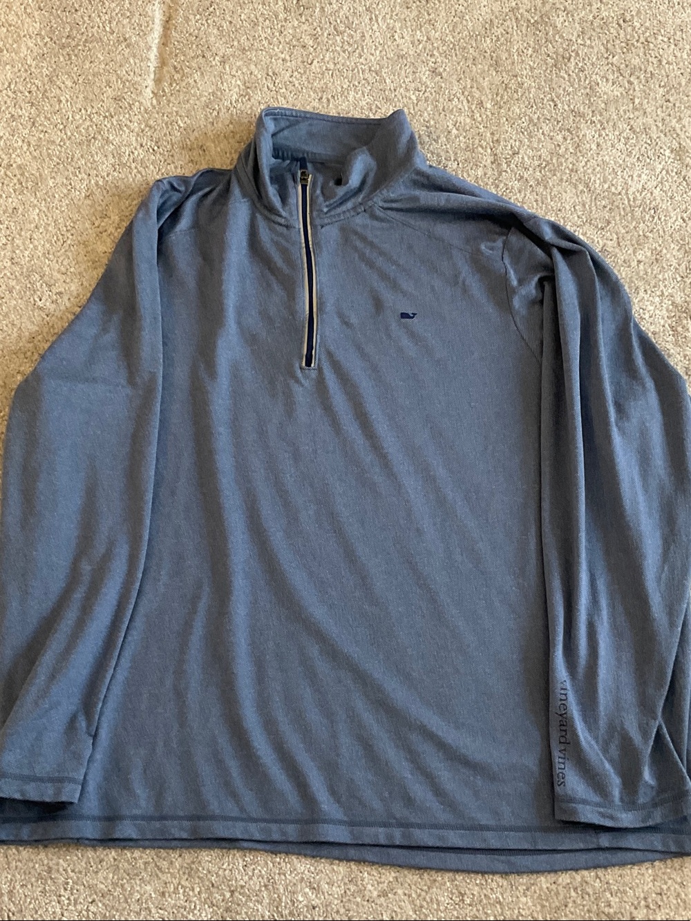 Vineyard Vines Men's Slate Blue Half-Zip Pullover